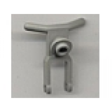 light gray motorcycle town body front fork handle bars