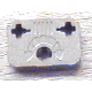 light gray technic axle connector rectangular triple spring-loaded