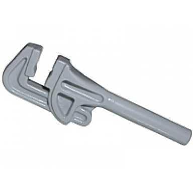 light gray minifigure utensil tool pipe wrench