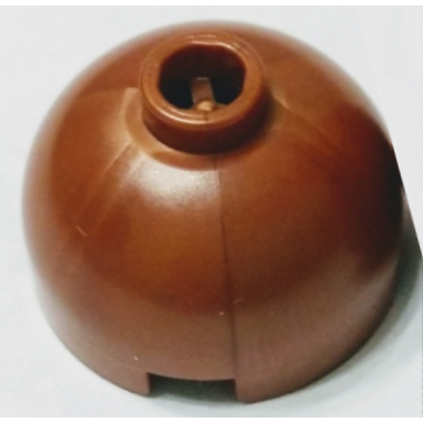 copper brick round 2 x 2 dome top