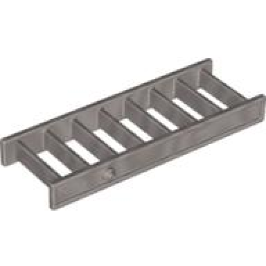 pearl light gray duplo ladder 8 rung