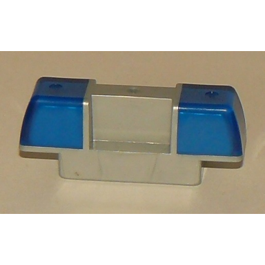 pearl light gray duplo siren with trans-dark blue lights