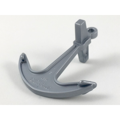 pearl light gray boat anchor - single top hole