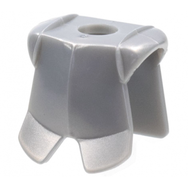 pearl light gray minifigure armor breastplate with leg protection