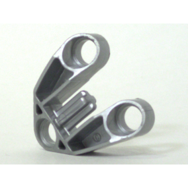 pearl light gray technic pin connector 3 x 3 with axle and 3 pin holes