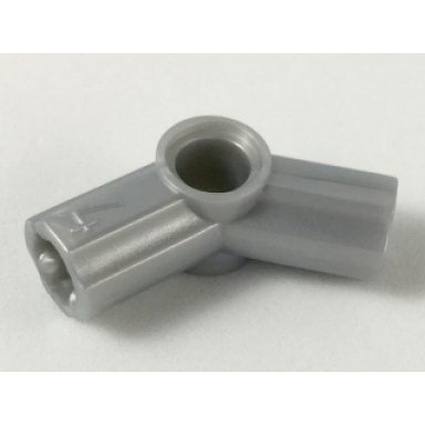 pearl light gray technic axle and pin connector angled 4 - 135 degrees