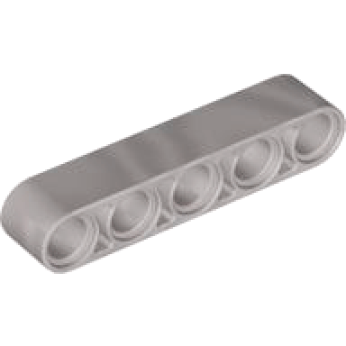 pearl light gray technic liftarm thick 1 x 5