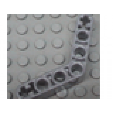 pearl light gray technic liftarm modified bent thick 1 x 7 4 - 4
