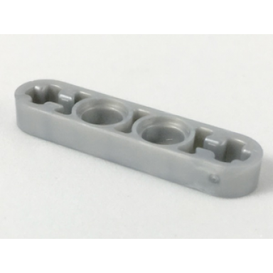 pearl light gray technic liftarm thin 1 x 4 - axle holes