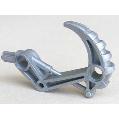 pearl light gray bionicle claw hook with axle
