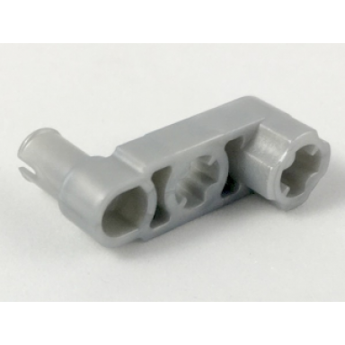 pearl light gray technic liftarm modified crank pin 1 x 3 - axle holes
