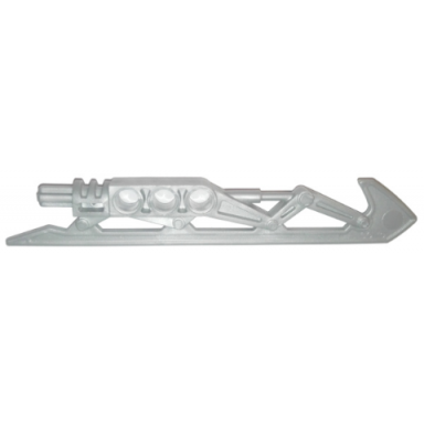 pearl light gray bionicle weapon ice skate ice blade half