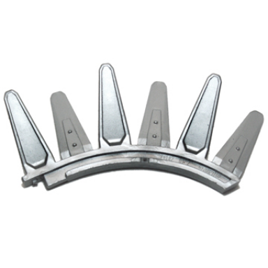 pearl light gray bionicle rahkshi back blade 6 blades alternately angled panrahk
