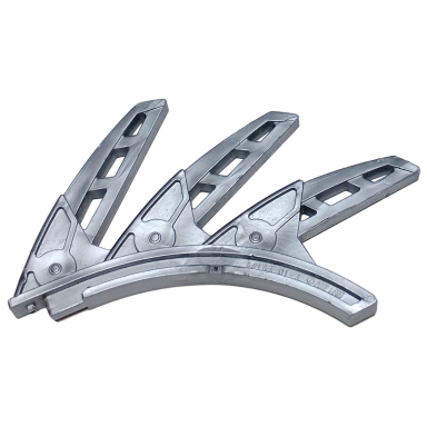 pearl light gray bionicle rahkshi back blade 3 thin bladed fins turahk