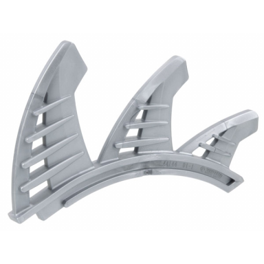 pearl light gray bionicle rahkshi back blade 3 thick bladed fins lerahk