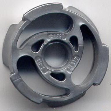 pearl light gray bionicle matoran kolhii ball