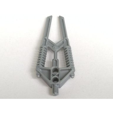 pearl light gray bionicle weapon rahkshi staff of poison dual pronged - lerahk