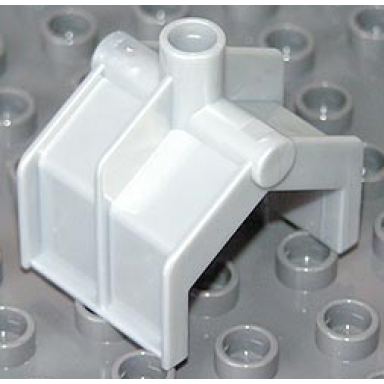 pearl light gray duplo crane jaws