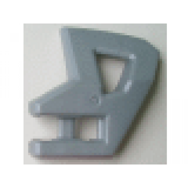 pearl light gray technic panel rc car flexible bumper left