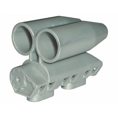pearl light gray technic engine tuneable block with two round air scoops for part 2133