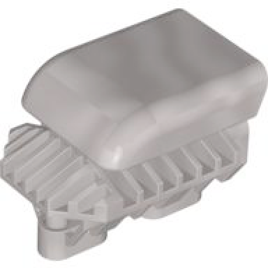 pearl light gray technic engine tuneable block with trapezoidal air scoop for part 2133