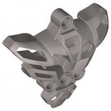 pearl light gray bionicle matoran chest torso
