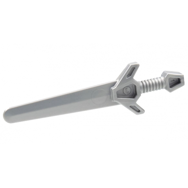 pearl light gray minifigure weapon sword greatsword angular