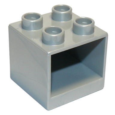 pearl light gray duplo furniture cabinet 2 x 2 x 1 1 2