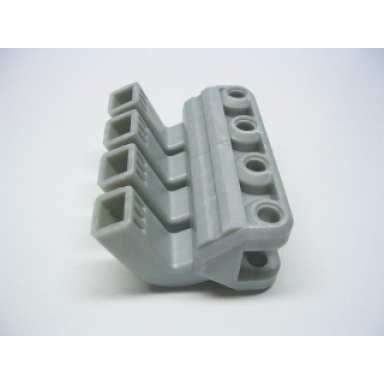 technic engine rc car quadruple pipe