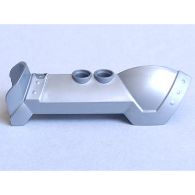 pearl light gray large figure armor leg shin guard type 1