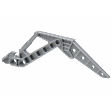pearl light gray bionicle visorak fang with 2 pin holes oohnorak