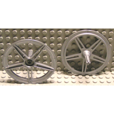 pearl light gray wheel cover 5 spoke with center stud - 56mm d - for wheel 44772