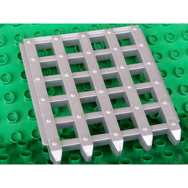 pearl light gray duplo door window pane 1 x 6 x 7 sliding grille
