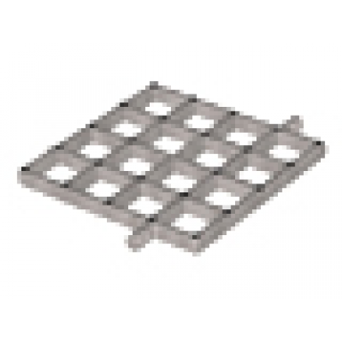 pearl light gray duplo trap door grate 4 x 4