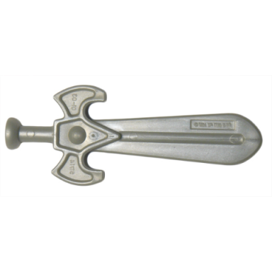 pearl light gray duplo utensil sword - thick