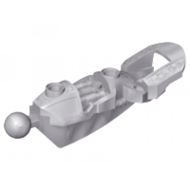 pearl light gray bionicle toa inika leg lower section