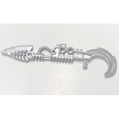 pearl light gray bionicle weapon piraka water harpoon vezok