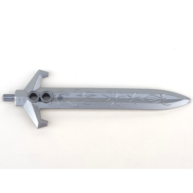 pearl light gray large figure weapon sword king jayko with axle