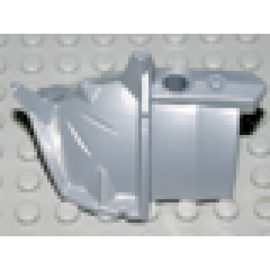 pearl light gray large figure armor shoulder - spiky knights kingdom ii exo-force