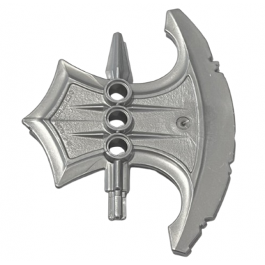 pearl light gray large figure battle axe head