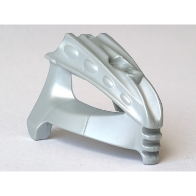 pearl light gray bionicle head fenrakk viking ofnir dragon