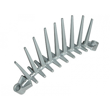 pearl light gray bionicle barraki spine flexible