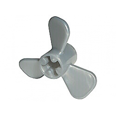 pearl light gray propeller 3 blade 3 diameter with axle hole