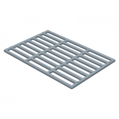 pearl light gray bar 9 x 13 grille