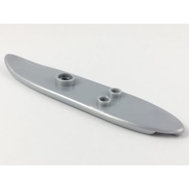 pearl light gray minifigure utensil surfboard long