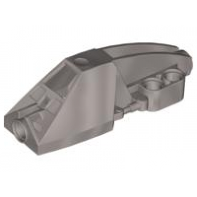 pearl light gray bionicle toa pohatu lower arm section