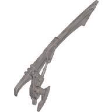 pearl light gray bionicle weapon hook blade chirox