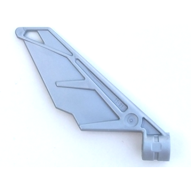 pearl light gray bionicle wing small tail with axle hole