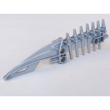 pearl light gray bionicle weapon spined long blade