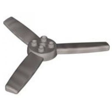 pearl light gray duplo propeller rotor 3 blade 9 1 2 diameter